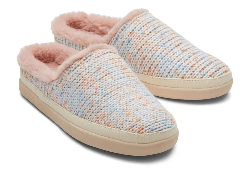 TOMS Salbei-Hausschuhe für Damen – Pastell Melange