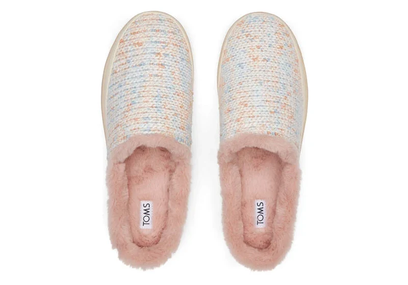 TOMS Salbei-Hausschuhe für Damen – Pastell Melange