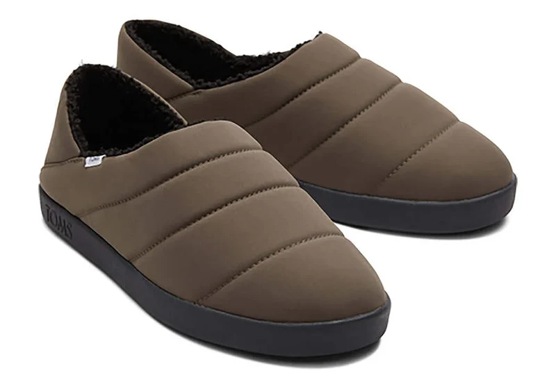 TOMS Herren Ezra Slipper – Tarmac Olive