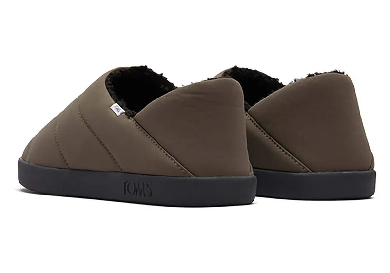 TOMS Herren Ezra Slipper – Tarmac Olive