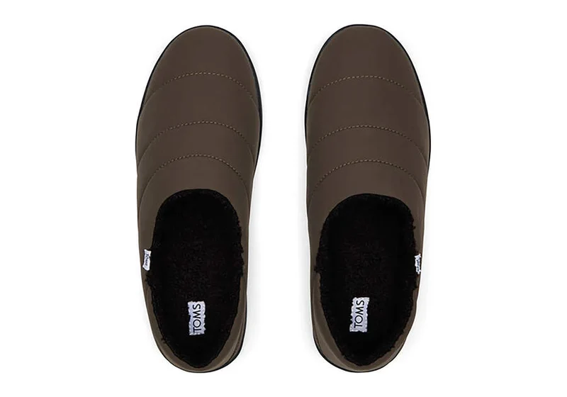 TOMS Herren Ezra Slipper – Tarmac Olive
