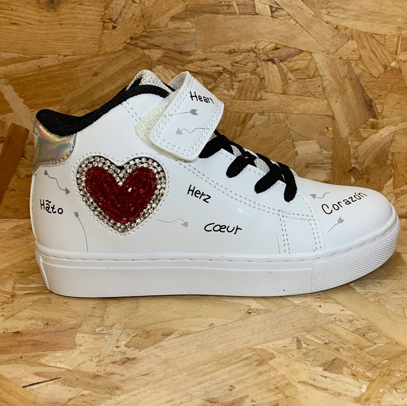 Lelli Kelly Kids Love High-Top-Trainer – Weiß