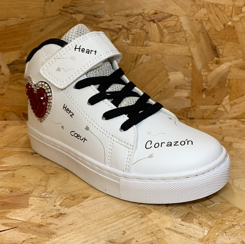 Lelli Kelly Kids Love High-Top-Trainer – Weiß