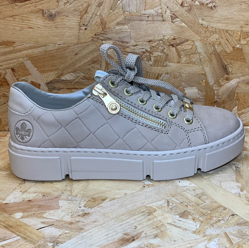 Rieker Modische Damen-Sneaker – Beige