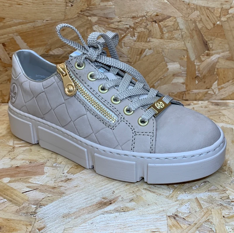 Rieker Modische Damen-Sneaker – Beige