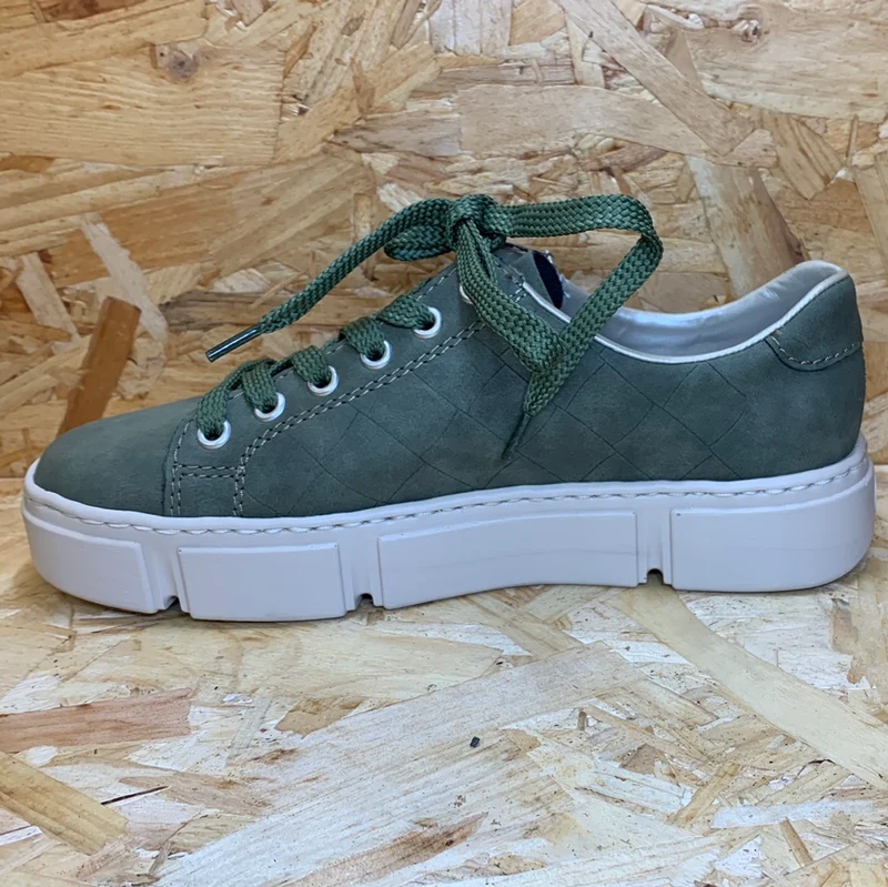 Rieker Mode-Sneaker für Damen – Grün