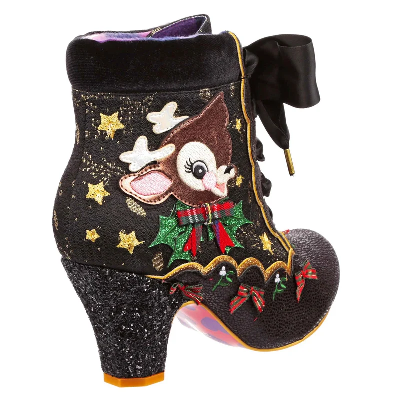 Irregular Choice Damen Reindeer Ride High Heel - Schwarz