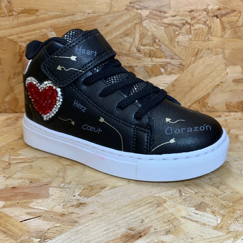 Lelli Kelly Kids Love High-Top-Trainer – Schwarz