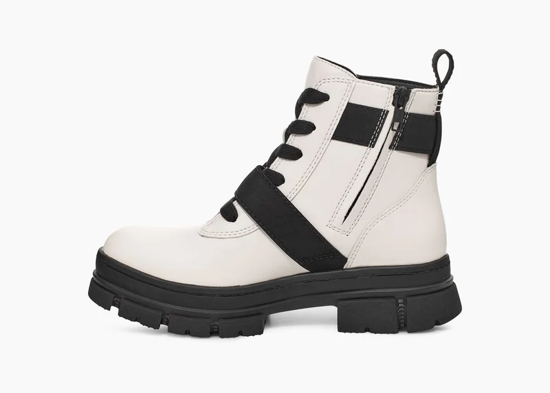 UGG Ashton Schnürstiefel für Damen – Weiß