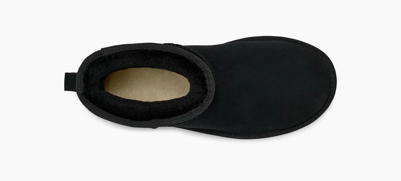 UGG Klassische Mini-Plateaustiefel für Damen – Schwarz