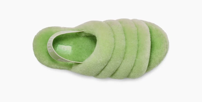 UGG Damen Fluff Yeah Slide - Parakeet Green