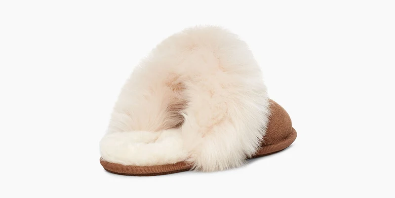 UGG Damen Scuff Sis Hausschuhe – Kastanie