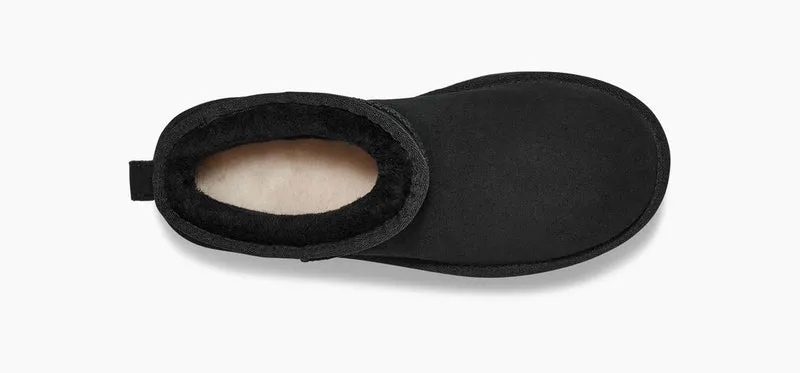 UGG Damen Ultra Mini Plateaustiefel - Schwarz