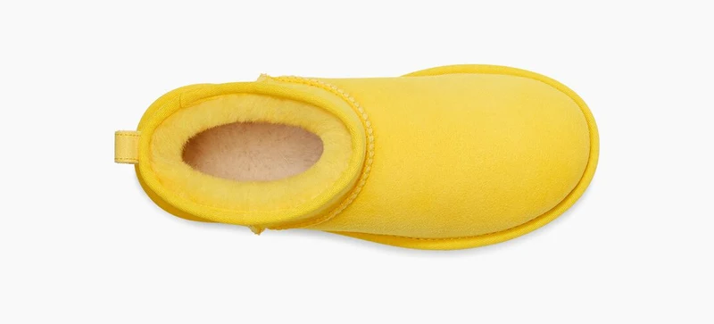 UGG Ultra Mini-Stiefel für Damen – Kanariengelb