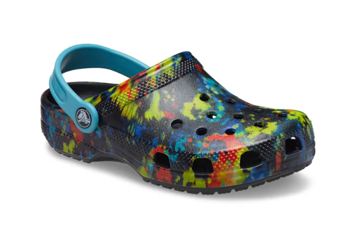 Crocs Kinder Klassischer Tie Dye Clog | Türkis Tonic / Multi