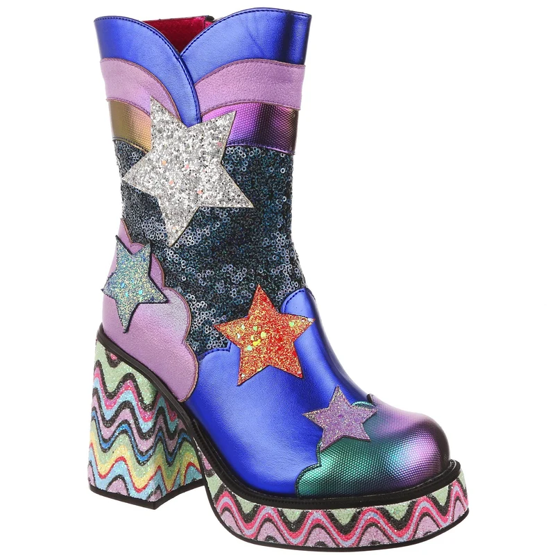 Irregular Choice Damen Ursa Major Stiefel - Schwarz