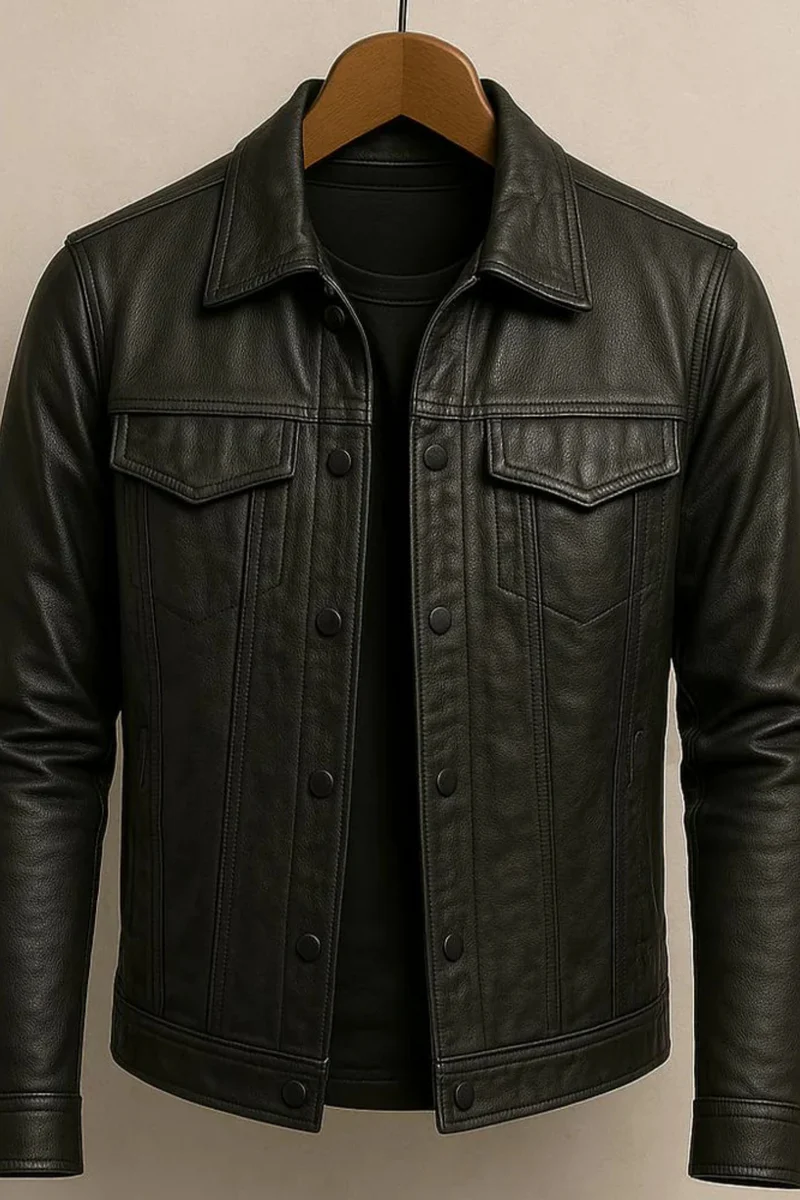 Robin Rider Lederjacke | Dunkelgrau