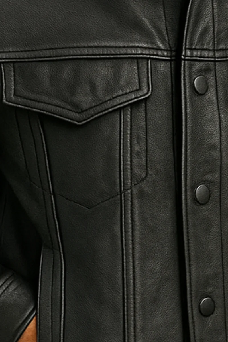 Robin Rider Lederjacke | Dunkelgrau