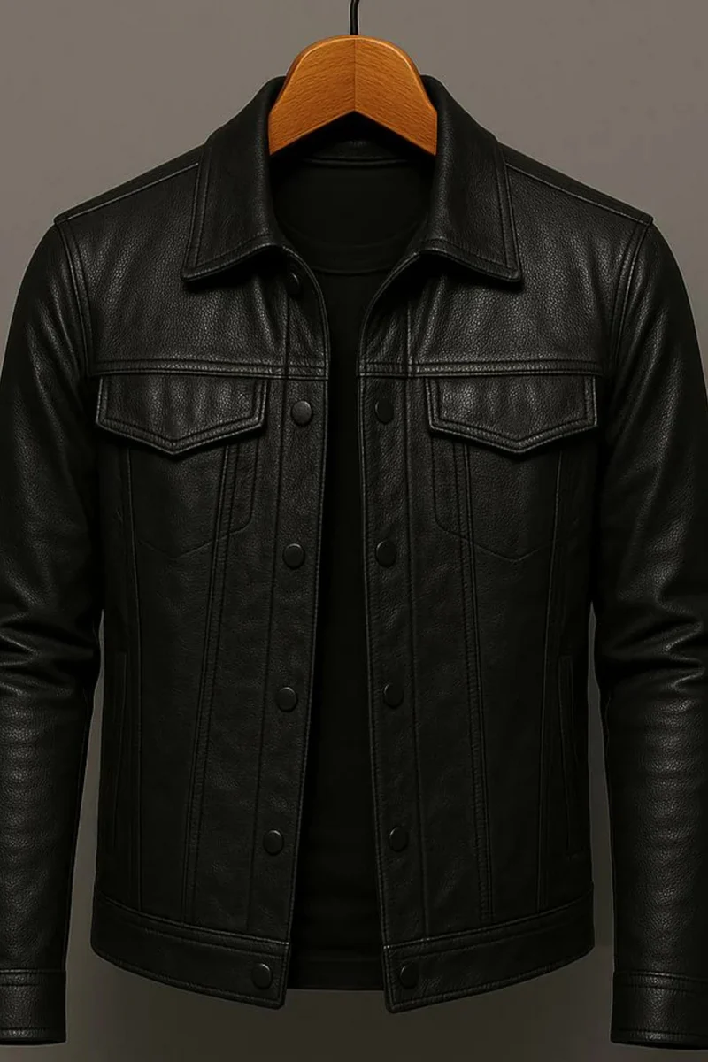 Robin Rider Lederjacke | Schwarz