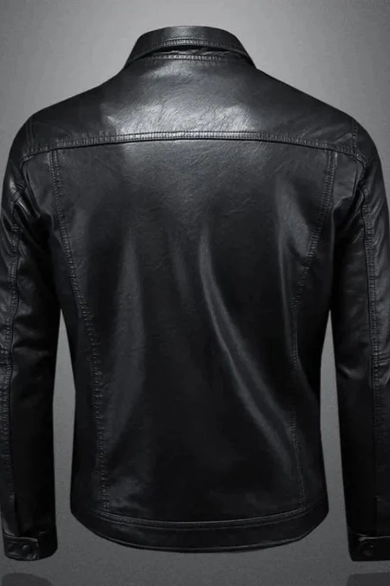 Robin Rider Lederjacke | Schwarz