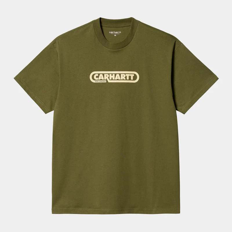 Carhartt WIP Herren Fuse Kurzarm-T-Shirt – Kiwi / Citron