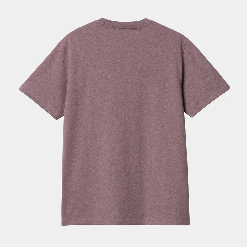 Carhartt WIP Kurzärmliges Herren-T-Shirt mit Tasche – Lupinus Heather