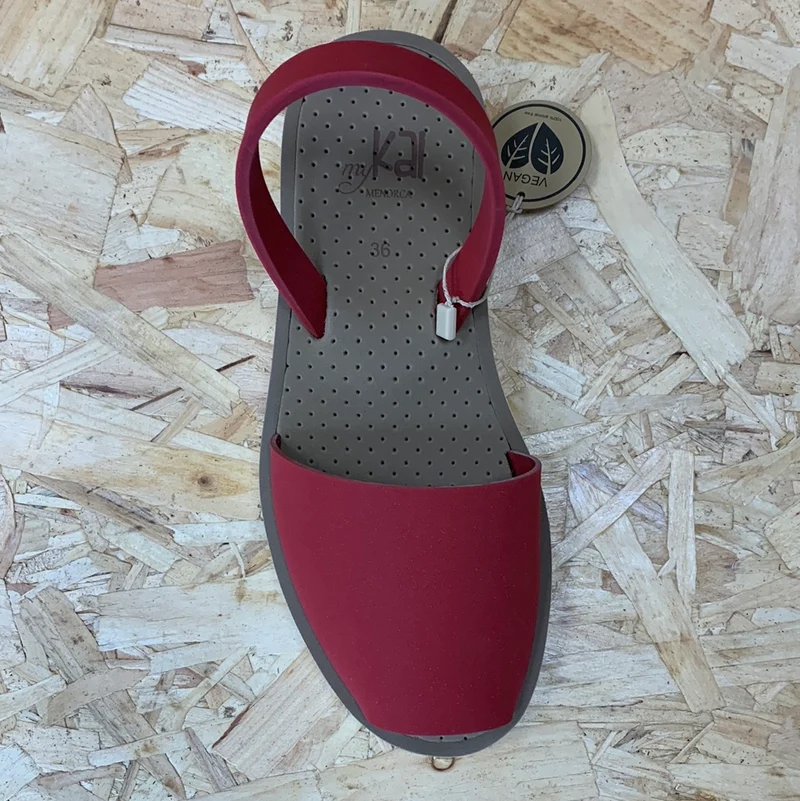 MyKai Damen Avarca Mujer Hohe Sandale – Rot