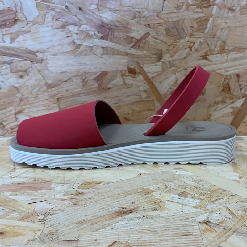 MyKai Damen Avarca Mujer Hohe Sandale – Rot