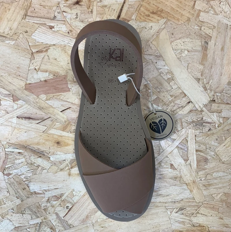 MyKai Damen Miri Mid Sandale – Braun