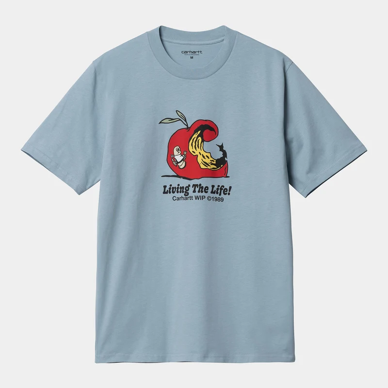 Carhartt WIP Herren Appetite T-Shirt aus Bio-Baumwolle – Misty Sky