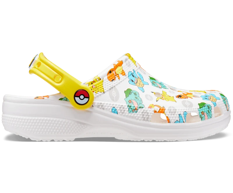 Crocs Unisex-Klassiker Pokemon Clog – Weiß