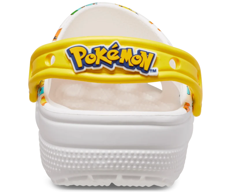 Crocs Unisex-Klassiker Pokemon Clog – Weiß