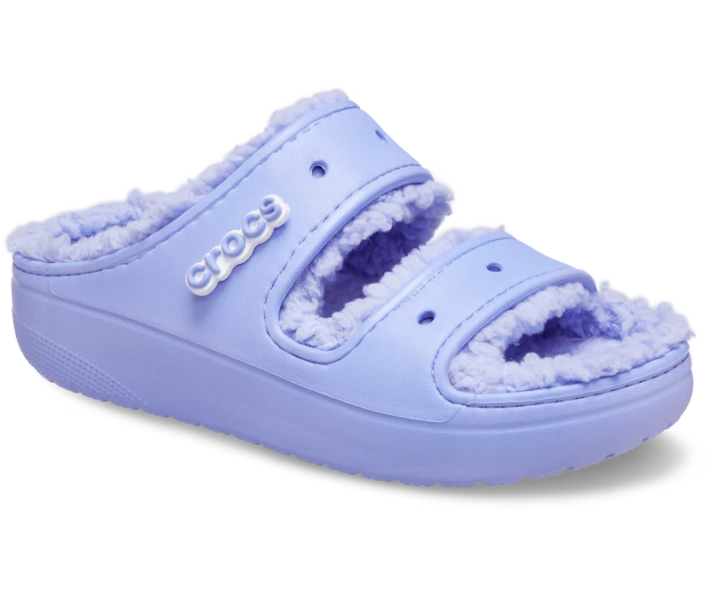 Crocs Unisex Classic Cozzzy Lined Sandale – Digital Violet