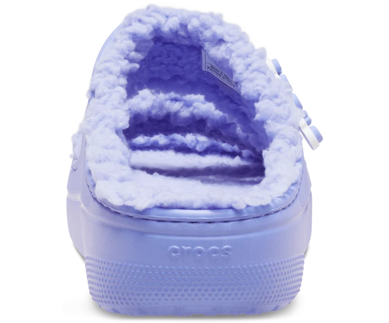 Crocs Unisex Classic Cozzzy Lined Sandale – Digital Violet