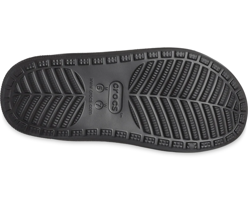 Crocs Unisex Classic Cozzzy gefütterte Sandale – Schwarz