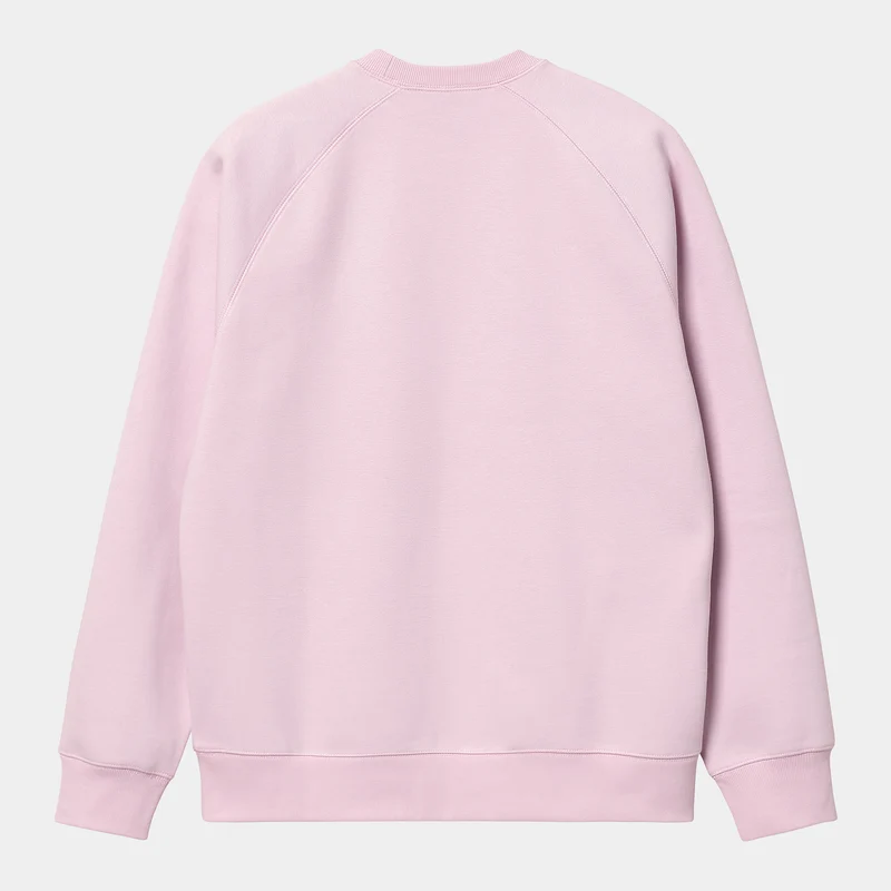 Carhartt WIP Herren Chase Sweat Top – Pale Quartz
