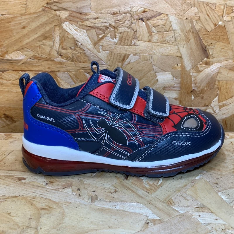Geox Kleinkind Todo Marvel Spiderman Trainer - Marine / Royal
