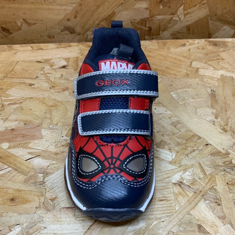 Geox Kleinkind Todo Marvel Spiderman Trainer - Marine / Royal
