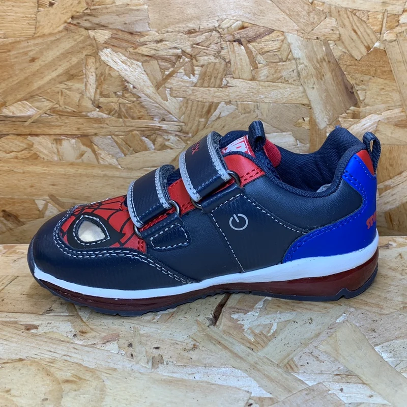 Geox Kleinkind Todo Marvel Spiderman Trainer - Marine / Royal