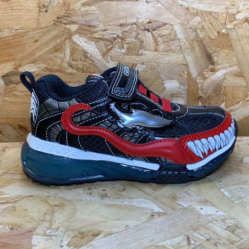 Geox Kinder Marvel Venom Light Up Trainer – Schwarz