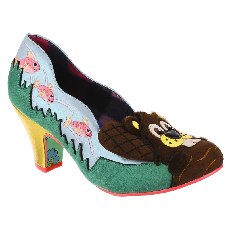 Irregular Choice Damen Eager Beaver High Heel - Blau