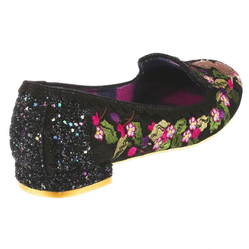 Irregular Choice Damen Have a Mice Day Flat – Schwarz
