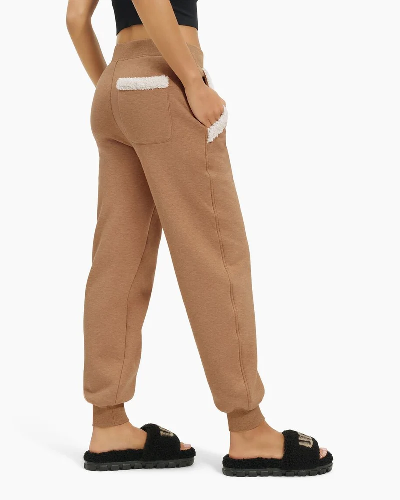 UGG Damen Daylin Bonded Fleece-Sweatpant - Heather Camel