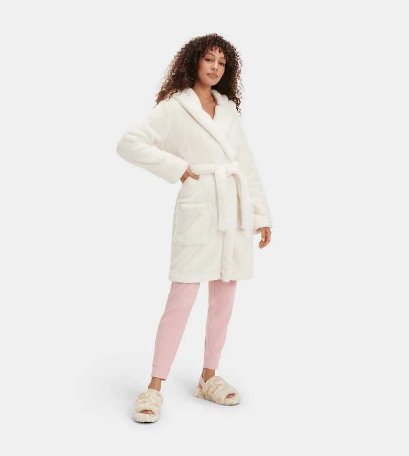 UGG Damen Aarti Morgenmantel – Creme