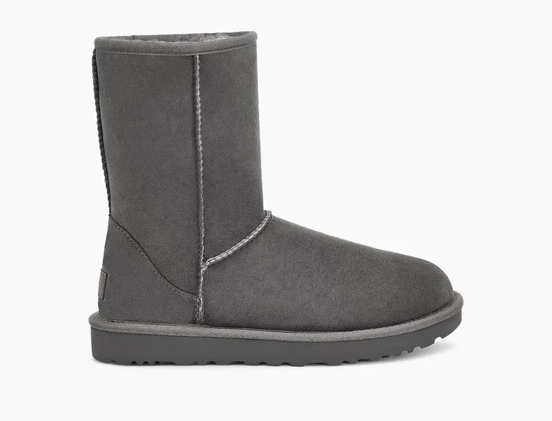 UGG Damen Classic Short II Stiefel – Grau