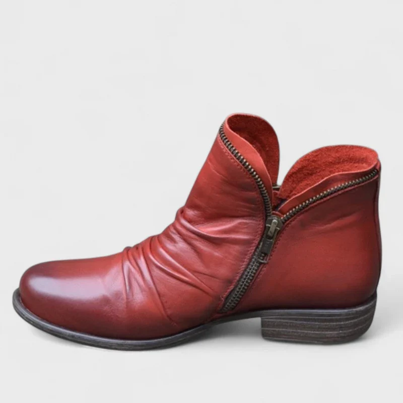 Keisha Orthopädische Ankle Boots | Rot