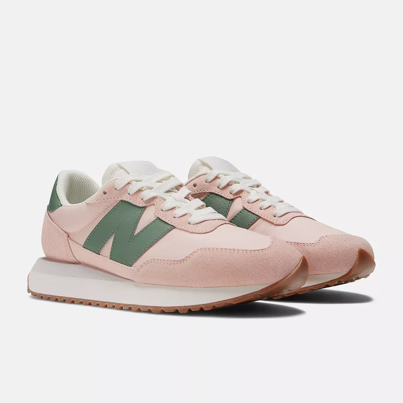 New Balance Damen 237 Fashion Trainer – Rosa / Grün