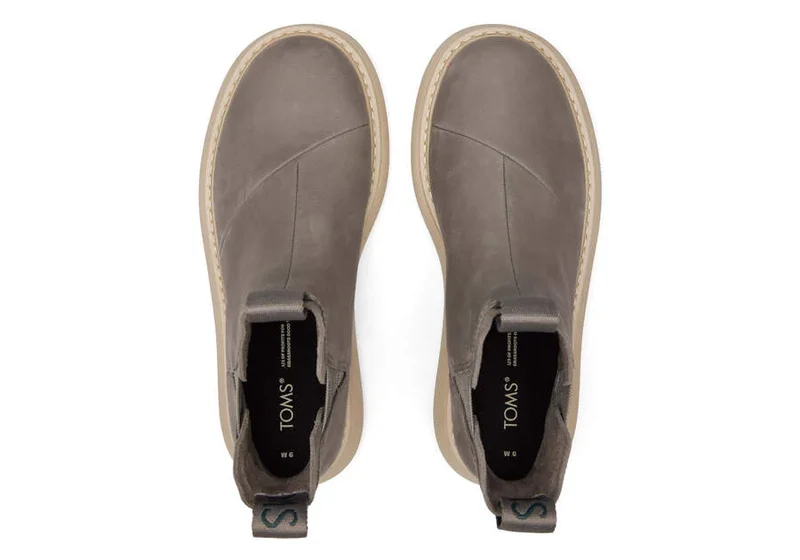 TOMS Damen Mallow Chelsea Stiefelette - Grau