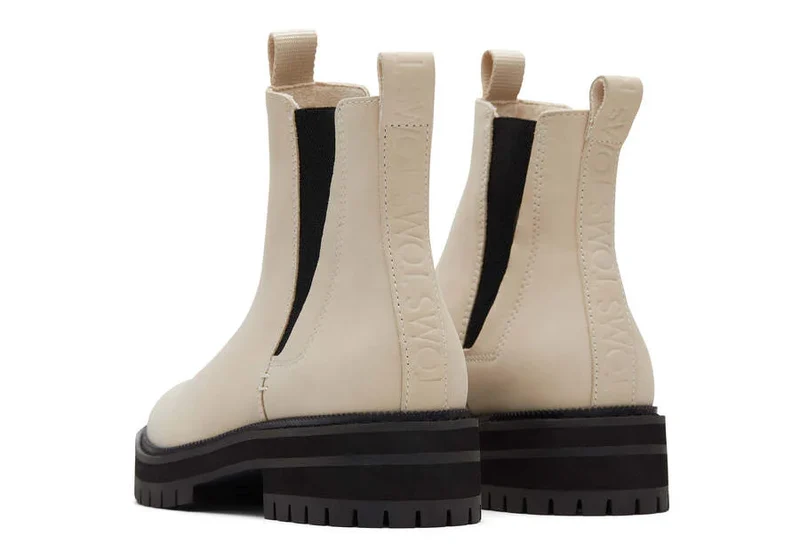 TOMS Dakota-Stiefelette für Damen – gebrochenes Weiß