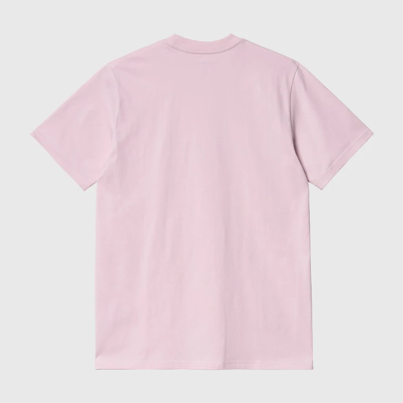 Carhartt WIP Kurzarm-T-Shirt mit Schriftzug für Herren – Pale Quartz